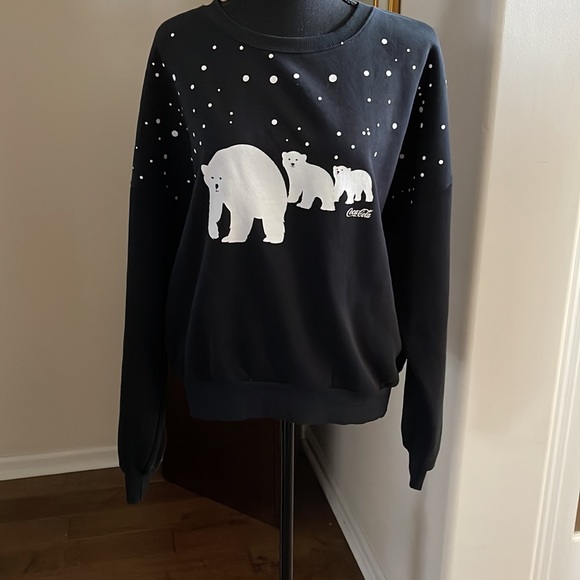 Wildfox Coca-Cola Bears Fifi Jet Black Sweatshirt - Picture 4 of 9